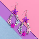 Paparazzi Earring - FAIRY Beautiful - Pink