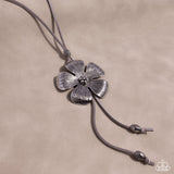 Paparazzi Necklace - Sunset Structure - Silver