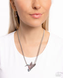 Paparazzi Necklace - Hummingbird Headline - Purple