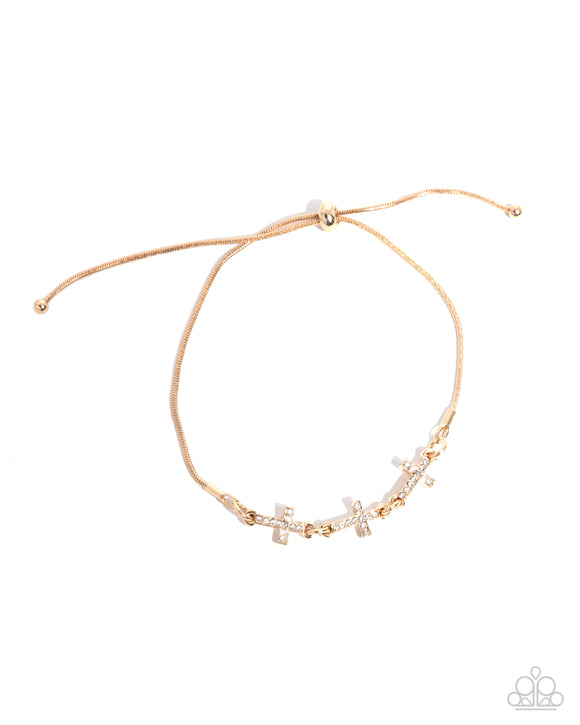 Paparazzi Bracelet - Holy Order - Gold