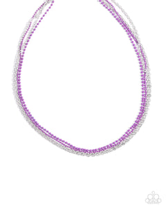 Paparazzi Necklace PREORDER -  Industrial Independence - Purple