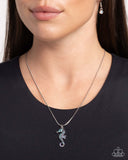 Paparazzi Necklace - Seahorse Shanty - Blue