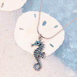 Paparazzi Necklace - Seahorse Shanty - Blue