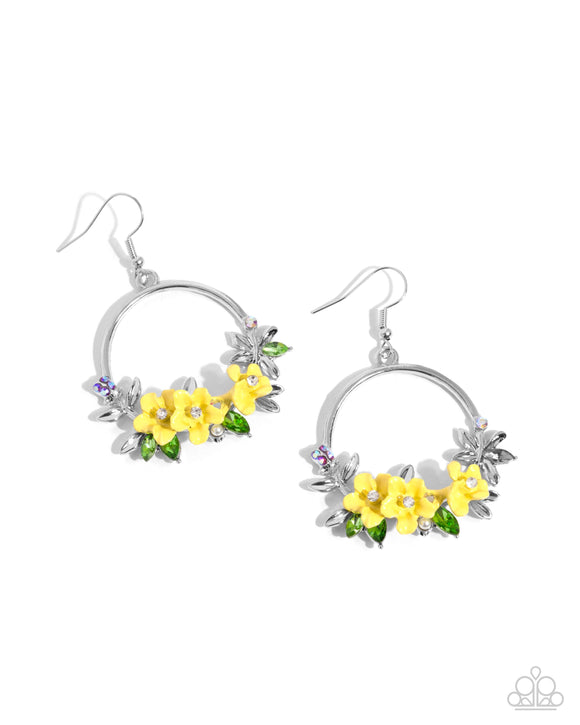 Paparazzi Earring - Fairy Freestyle - Yellow