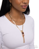 Paparazzi Necklace - Passionate Pageantry - Brown