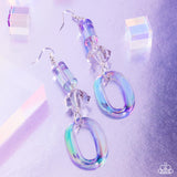 Paparazzi Earring - Iridescent Infatuation - Silver