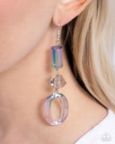 Paparazzi Earring - Iridescent Infatuation - Silver