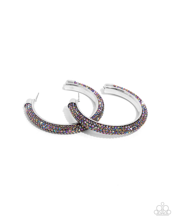 Paparazzi Earring - Chiseled Crescendo - Multi