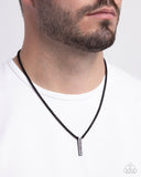 Paparazzi Urban Necklace - Roman Rebel - Black