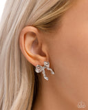 Paparazzi Earring PREORDER - Princess Treatment - Silver