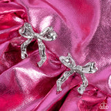 Paparazzi Earring PREORDER - Princess Treatment - Silver