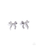 Paparazzi Earring PREORDER - Princess Treatment - Silver