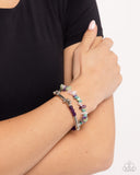 Paparazzi Bracelet - Stony Sequence - Purple