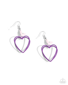 Paparazzi Earring - Acceptable Affection - Purple