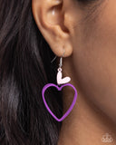 Paparazzi Earring - Acceptable Affection - Purple