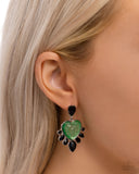 Paparazzi Earring -  Resort Radiance - Green