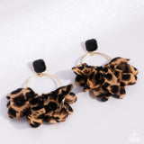 Paparazzi Earring - Charming Cheetah - Gold