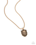 Paparazzi Necklace PREORDER - Leo Leader - Gold