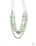 Paparazzi Necklace - Radiantly Rich - Green