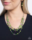 Paparazzi Necklace - Radiantly Rich - Green