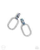 Paparazzi Earring PREORDER - Guarded Glitz - Blue