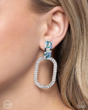 Paparazzi Earring PREORDER - Guarded Glitz - Blue