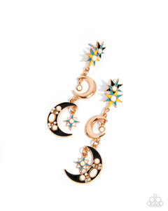 Paparazzi Earring - Stellar Serendipity - Gold