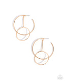 Paparazzi Earring - Dreaming of Hoops - Gold