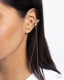 Paparazzi Earring PREORDER - Take Flight - Gold