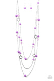 Paparazzi Necklace - Brilliant Bliss - Purple