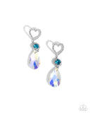 Paparazzi Earring - Faceted Frenzy - Blue