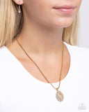 Paparazzi Necklace - End Zone Elegance - Gold