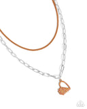 Paparazzi Necklace PREORDER - Love Comes and Goes... - Orange