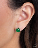 Paparazzi Earring - Simply Sublime - Green