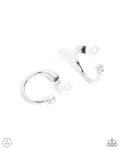 Paparazzi Earring PREORDER - Decade Dance - White