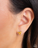 Paparazzi Earring PREORDER - Triangular Twinkle - Yellow