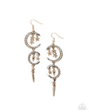 Paparazzi Earring - Celestial Cascade - Gold