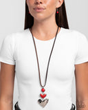 Paparazzi Necklace - Romantic Refuel - Red