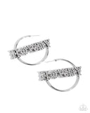 Paparazzi Earring - Howdy Hoedown - White LOP