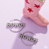 Paparazzi Earring - Howdy Hoedown - White LOP