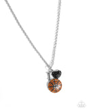 Paparazzi Necklace - Basketball Balance - Orange