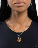 Paparazzi Necklace - Basketball Balance - Orange