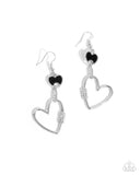 Paparazzi Earring - Eternally Enamored - Black