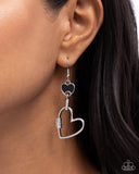 Paparazzi Earring - Eternally Enamored - Black