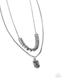 Paparazzi Necklace - Layered Legato - Silver