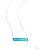 Paparazzi Necklace - Adorable Abalone - Blue