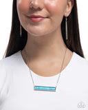 Paparazzi Necklace - Adorable Abalone - Blue