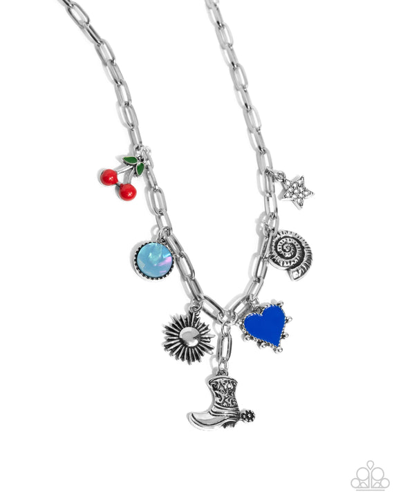 Paparazzi Necklace - Flying High - Blue