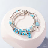 Paparazzi Bracelet - Coiled Color - Blue