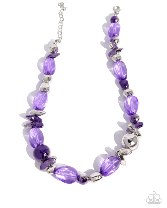 Paparazzi Necklace - Mutual Mirage - Purple